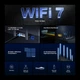 Wi-Fi роутер Mercusys MR37BE Wi-Fi 7 688 Мбіт/сек + 5760 Мбіт/сек Ігровий (р.258 x 119 x 43.3 мм) - зображення 5