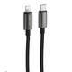 Дата кабель Acefast C23-01 Type-C to Lightning 30W (1.2m) (Black) (244339) - зображення 1