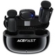 Петличный беспроводной микрофон Acefast R2 Type-C (Black) (244332) - изображение 1