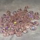 Бусины Рондель (Rondelle- прозрачный), 8*6 мм, розовый АВ, арт 019883, 1 нить- 58-60 шт - изображение 1