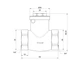 Обратный клапан лепестковый Thermo Alliance Standart 3/4" ВВ (низкого давления) SD242W20 - изображение 3