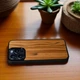 Накладка SkinBacker Wood для Apple iPhone 15 Pro Max Римская оливка (80145) - изображение 3