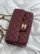 Сумка женская Classic 1.55 Small Single Flap Premium бордовый через плече - изображение 2