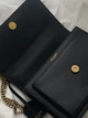 Женская сумка клатч Sunset Medium Shoulder Bag YSL черный - изображение 4