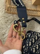 Жіноча сумка сідло синій. Подарунковий набір Saddle жіночий 4 предмети - зображення 5