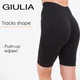 Треки жіночі безшовні з моделюючим швом Giulia TRACKS SHAPE S/M Black спортивні велосипедки - зображення 1