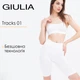Велосипедки женские Giulia TRACKS 01 L/XL White-bianco бесшовные спортивные шорты для фитнеса - изображение 1