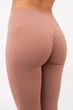Леггинсы женские спортивные с моделирующим швом Giulia LEGGINGS SHAPE S/M Brown-mokko, леггинсы спортивные - изображение 5