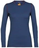 Термокофта Icebreaker 200 Oasis LS Crewe Wmn Blue S (1052-104 375 660 S) - зображення 1