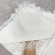 Летняя именна крыжма для крещения Стефания 100х100 см белая - изображение 1
