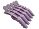 Зажим для волос «Крокодил» пластиковый (лиловый) Zauber-manicure 06-092B-5 - изображение 3