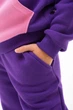 Детский спортивный утепленный костюм Kindamor Warm Beauty Purple для девочки, флис 140 см фиолетовый с розовым - изображение 11