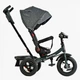 Детский трехколесный велосипед Best Trike 6088 F надувные/фара, с USB, пультом, родительской ручкой (Серый) - изображение 2