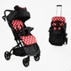 Прогулянкова коляска Joy Elegans A-12295 (Чорно-червоний) - зображення 1