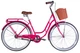 Велосипед городской 28 дюймов Dorozhnik Retro Velosteel 2025 с корзиной и багажником, рама 19" (Розовый) - изображение 1