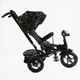 Детский трехколесный велосипед Best Trike 6088 F надувные/фара, с USB, пультом, родительской ручкой (Золотистый) - изображение 3
