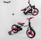 Дитячий велосипед-трансформер 4 в 1 Best Trike зі знімними педалями (Рожевий) - зображення 2