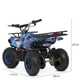 Подростковый электро-квадроцикл Prof1 HB-ATV800AS (Синий) - изображение 7