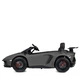 Дитячий двомісний електромобіль Lamborghini Aventador 200W M 5738AL(24V) (Сірий) - зображення 4