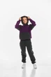 Детский спортивный утепленный костюм Kindamor Active Heat Grey/Purple, флис для мальчика 122 см серый с фиолетовым - изображение 5