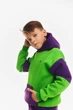 Детский спортивный утепленный костюм Kindamor Active Heat Purple/Green, флис для мальчика 116 см фиолетовый с зеленым - изображение 5