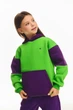 Дитячий спортивний утеплений костюм Kindamor Active Heat Purple/Green, фліс для дівчинки 122 см фіолетовий із зеленим - зображення 6