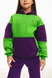 Дитячий спортивний утеплений костюм Kindamor Active Heat Purple/Green, фліс для дівчинки 122 см фіолетовий із зеленим - зображення 8