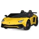 Дитячий двомісний електромобіль Lamborghini Aventador 200W M 5738AL(24V) (Жовтий) - зображення 1