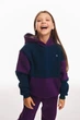 Дитячий спортивний утеплений костюм Kindamor Active Heat Purple/Blue, фліс для дівчинки 128 см фіолетовий з синім - зображення 6