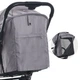 Прогулянкова коляска El Camino ME 1129 Link Silver Striped - зображення 7