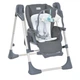 Стульчик-качалка для кормления El Camino ME 1087-G Swan Dark Gray - изображение 3