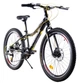 Велосипед горный подростковый Crossride Ramzy 24 дюйма алюминиевый, рама 13" (Черно-желтый) - изображение 2