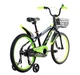 Детский велосипед 20 дюймов Crossride Brix с корзиной (Черно-зелений) - изображение 3