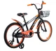 Дитячий велосипед 20 дюймів Crossride Brix з корзиною (Чорно-помаранчевий) - зображення 3