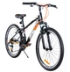 Велосипед горный подростковый Crossride Shark 24 дюйма, рама 11" (Черно-оранжевый) - изображение 2