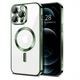 Чехол Fiji Chrome для Apple iPhone 12 Pro Max с MagSafe и защитой камер Green - изображение 1
