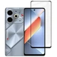 Захисне скло Fiji Premium для Tecno POVA 6 Neo (LI6) повне проклеювання Anti-Static чорний - зображення 1