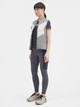 Теплый жилет короткий женский 4F Vest F037 4FSS23TVESF037-25S S Серый (5904698165544) - изображение 3