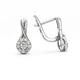 Сережки срібні фантазія з розсипом Silver Style (24201.30 sku:2300104018443) - зображення 2