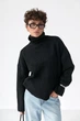 Туніка в рубчик колір чорний розмір ONE SIZE FL_002902 - зображення 5