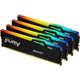 Модуль памяти для компьютера ddr5 128gb (4x32GB) 5600 MHz Beast rgb xmp Kingston Fury (ex.HyperX) (kf556c40bbak4-128) - изображение 2