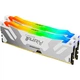 Модуль памяти для компьютера ddr5 32gb (2x16GB) 8000 MHz Renegade rgb White xmp Kingston Fury (ex.HyperX) (kf580c38rwak2-32) - изображение 2