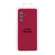 Чохол Silicone Cover Full Camera (A) для Samsung Galaxy A17 (A175)/A17 5G (A176) 42.Maroon - изображение 3