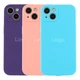 Чохол Silicone Case Full Size with Frame для iPhone 13 53.Cornflower - зображення 2