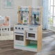 Детская интерактивная игровая деревянная кухня KidKraft Let's Cook кухня детская игрушечная деревянная звуковые световые эффекты ролевые детские игры игровой набор детская игровая кухня - изображение 7
