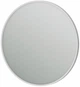 Зеркало Juventa Aluminum Simple AlumSMR-60 в белой раме без подсветки d600 - изображение 1