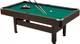 Більярдний стіл Garlando Virginia 7 Dark Walnut VIRG7, 225 x 125 х 79 см - изображение 1