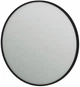 Зеркало Juventa Aluminum Simple AlumSMR-60 в черной раме без подсветки d600 - изображение 1