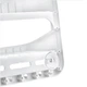 Полка для душа Dunya Plastic белая прямая 09165 - изображение 3