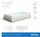 Басейн каркасний прямокутний Bestway Power Steel 956 х 488 х 132 см - білий - изображение 7